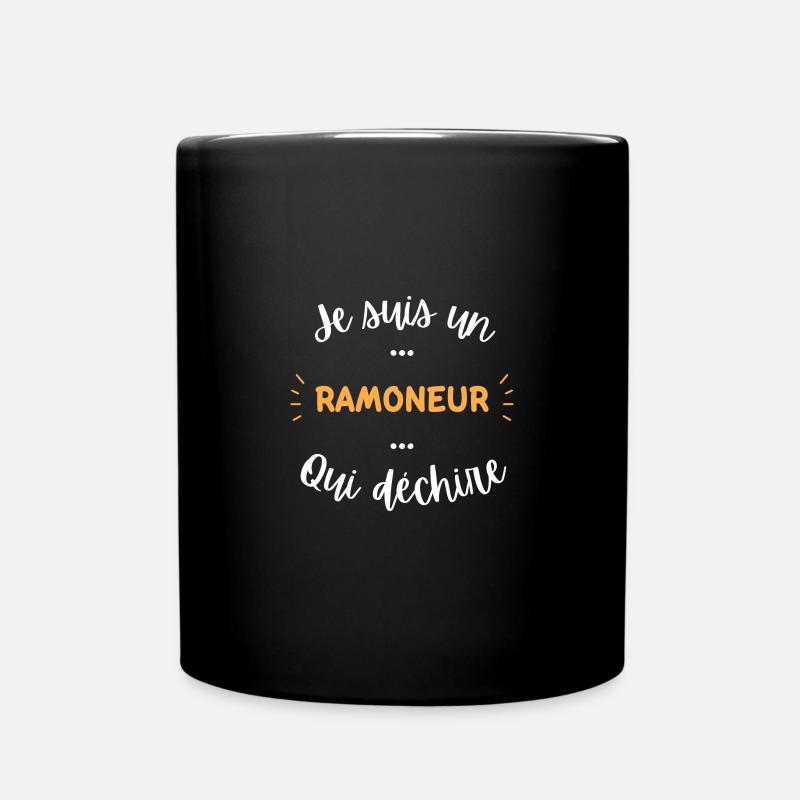 je suis un ramoneur qui déchire - Mug uni - noir