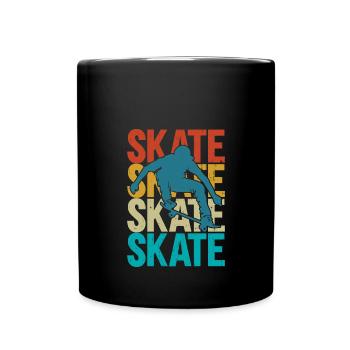 Skater Skateboard - Mug uni - noir - Devant