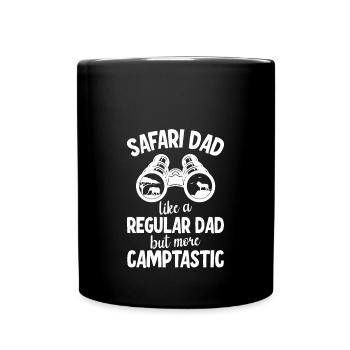 Safari Papa - Mug uni - noir - Devant