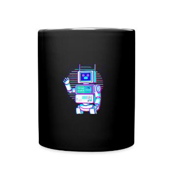 i'm not a robot - Tasse einfarbig - Schwarz - Vorne