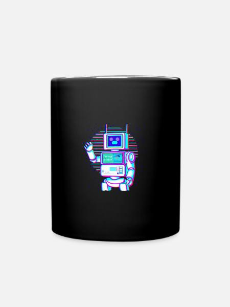 i'm not a robot - Full Colour Mug - black