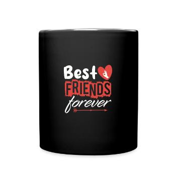 Meilleurs amis pour toujours, meilleurs copains pour toujours - Mug uni - noir - Devant
