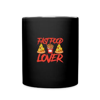 Cheat Day Burrito Burger Restauration rapide Pizza - Mug uni - noir - Devant