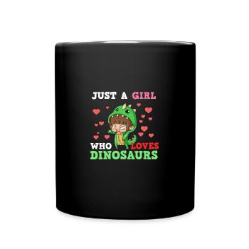 Dinosaur T-Rex Tyrannosaurus Rex I Gift - Full Colour Mug - black - Front