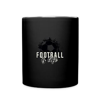 Football Footballers Footballers - Full Colour Mug - black - Front