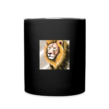 Lion - Tasse einfarbig - Schwarz - Vorne