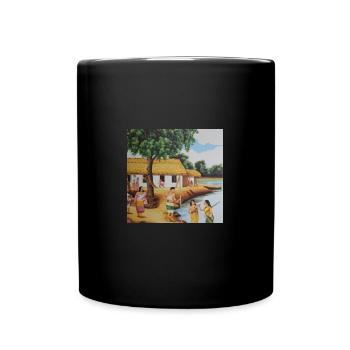 Tribe Life - Tasse einfarbig - Schwarz - Vorne