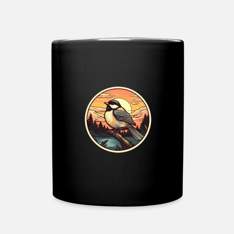Meise - Tasse einfarbig - Schwarz