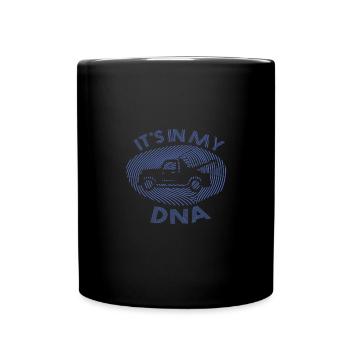 Abschleppdienst DNA - Es ist in meiner DNA Design - Tasse einfarbig - Schwarz - Vorne