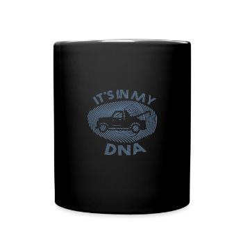 Abschleppdienst DNA - Es ist in meiner DNA Design - Tasse einfarbig - Schwarz - Vorne
