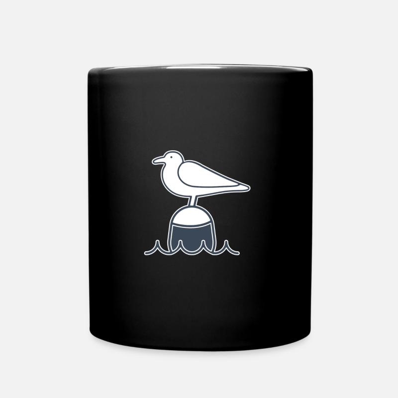 Mouette Maritimi - Mug uni - noir