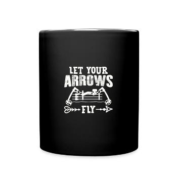 Archery Archer Archery Target - Full Colour Mug - black - Front