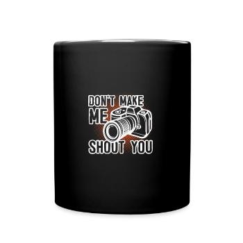 Fotographie Photograph Fotograf Kamera - Tasse einfarbig - Schwarz - Vorne