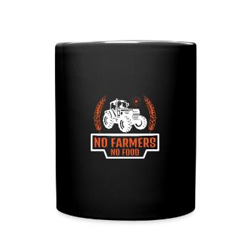 Farmer Farmer Farmer Tractor Farm - Full Colour Mug - black - Front