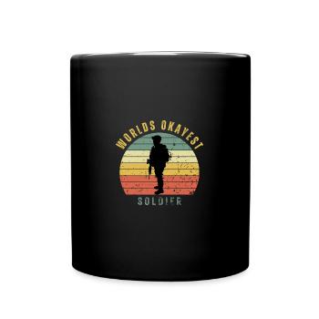 Okayest Soldier - Full Colour Mug - black - Front