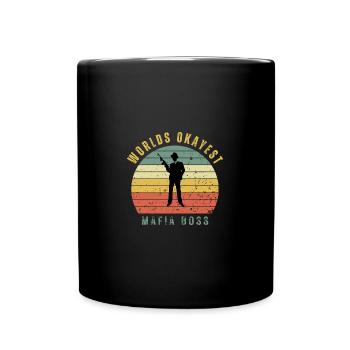 okayest mafia - Tasse einfarbig - Schwarz - Vorne