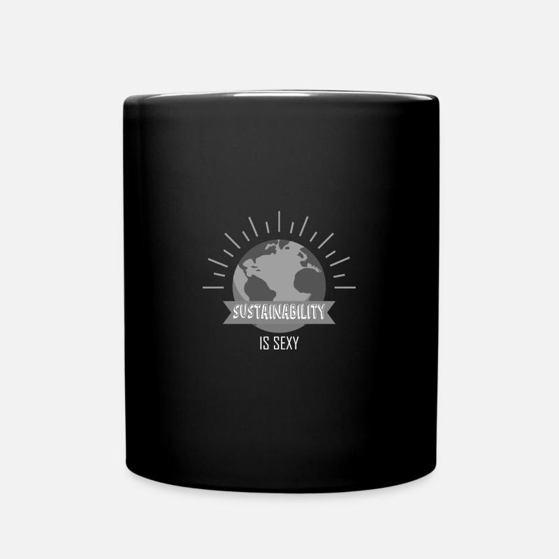 Durabilité et protection du climat - Mug uni - noir