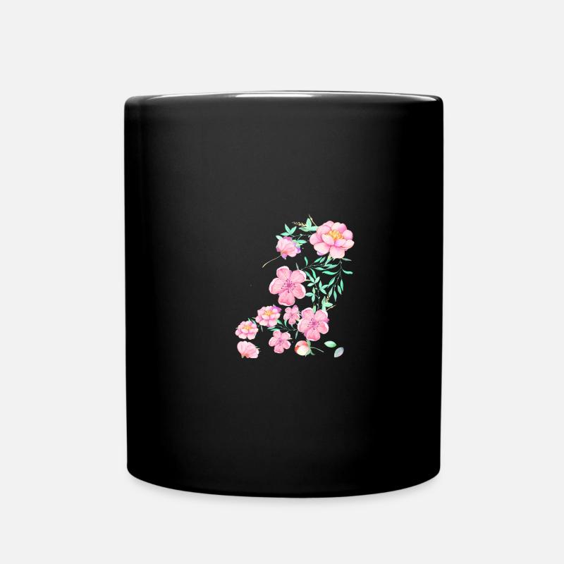 fleur de cerisier,fleurs,fleur,floral,fleur - Mug uni - noir