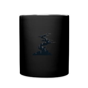 Crack in the ground - Full Colour Mug - black - Front