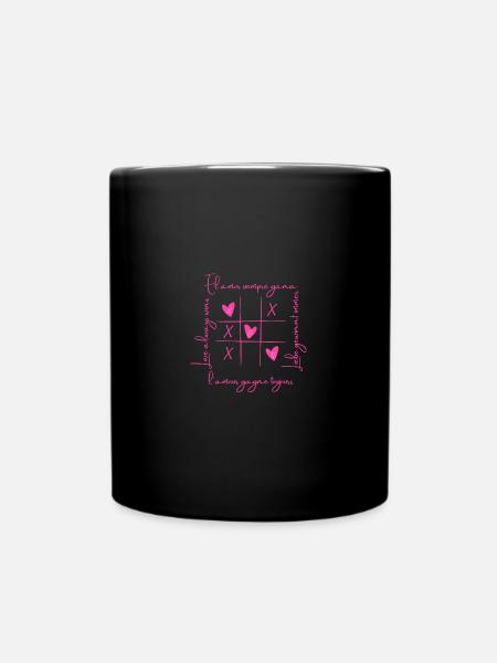 Saint Valentin love - Full Colour Mug - black