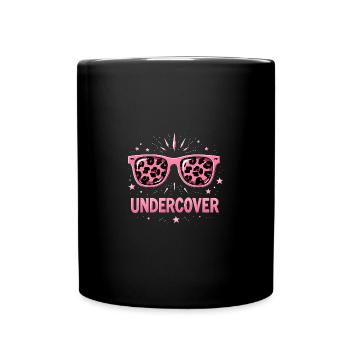 Sunglasses & Costume - Funny Motif - Full Colour Mug - black - Front
