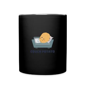 Canapé Potato - Mug uni - noir - Devant