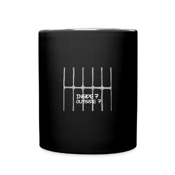 Le choix de vie (point de vue sur la liberté) - Mug uni - noir - Devant