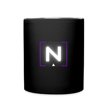 Lettre « N » - Mug uni - noir - Devant
