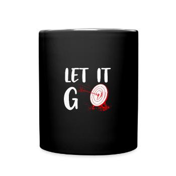 Tir à l’arc Laissez la flèche voler, Archer - Mug uni - noir - Devant