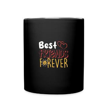 Best friends forever, best buddies forever - Full Colour Mug - black - Front