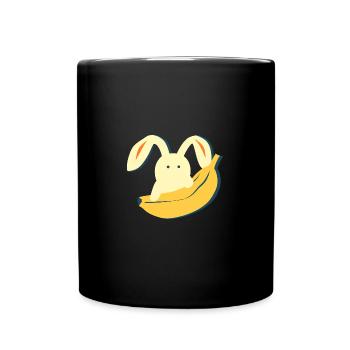 Banana - Full Colour Mug - black - Front