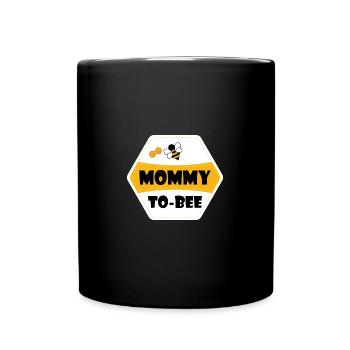 bee the change or be the change - Tasse einfarbig - Schwarz - Vorne
