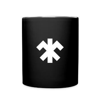 Byddin Rhyddid Cymru / Freie Wales Armee - Eryr Wen - Tasse einfarbig - Schwarz - Vorne