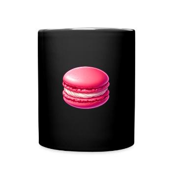 Macaroon Food Lover - Full Colour Mug - black - Front
