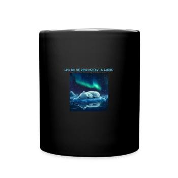 Chemistry Joke Chemist Nerd Polar Water Dissolves - Full Colour Mug - black - Front
