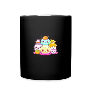 Friandises sucrées de Noël - Mug uni - noir - Devant