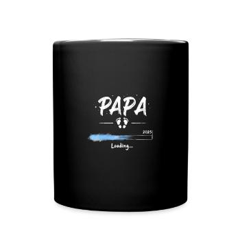 Dad 2025 Loading for Fathers Gift - Full Colour Mug - black - Front