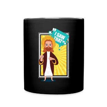 Jesus Christus Geschenk Religion - Tasse einfarbig - Schwarz - Vorne