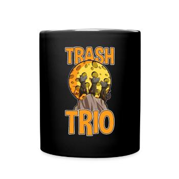 Possum design for opossum lovers and possum - Full Colour Mug - black - Front