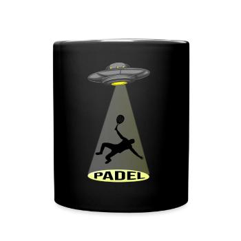 Padel Padel Tennis Padel-Universum Paddle - Full Colour Mug - black - Front