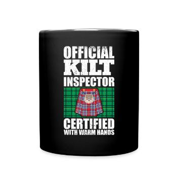 Kilt écossais disant jupe écossaise Écosse - Mug uni - noir - Devant