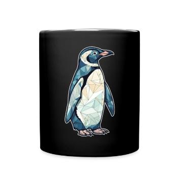 Cooler Pinguin Vogel Vogelliebhaber Geschenk - Tasse einfarbig - Schwarz - Vorne