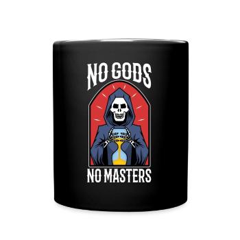 No Gods No Masters - Full Colour Mug - black - Front