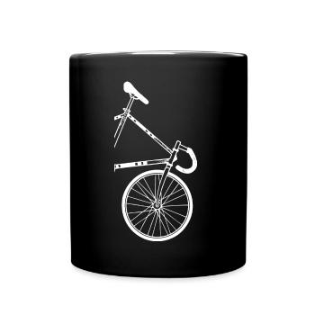 Humor Bike Gift Man Cyclist - Full Colour Mug - black - Front