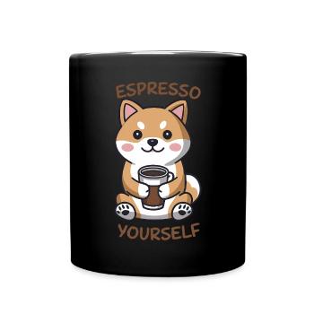 Espresso vous-même Amateur de café drôle - Mug uni - noir - Devant