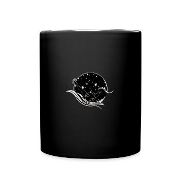 L’une pleine. Future maman - Mug uni - noir - Devant