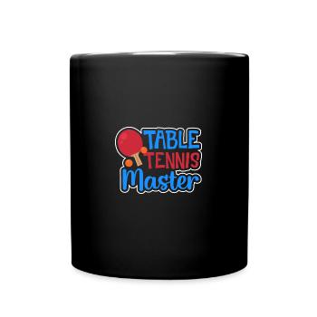 Maître de tennis de table, légende du tennis de table - Mug uni - noir - Devant