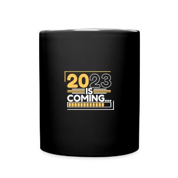 Happy New Year 2023 New Year's Eve Christmas - Full Colour Mug - black - Front