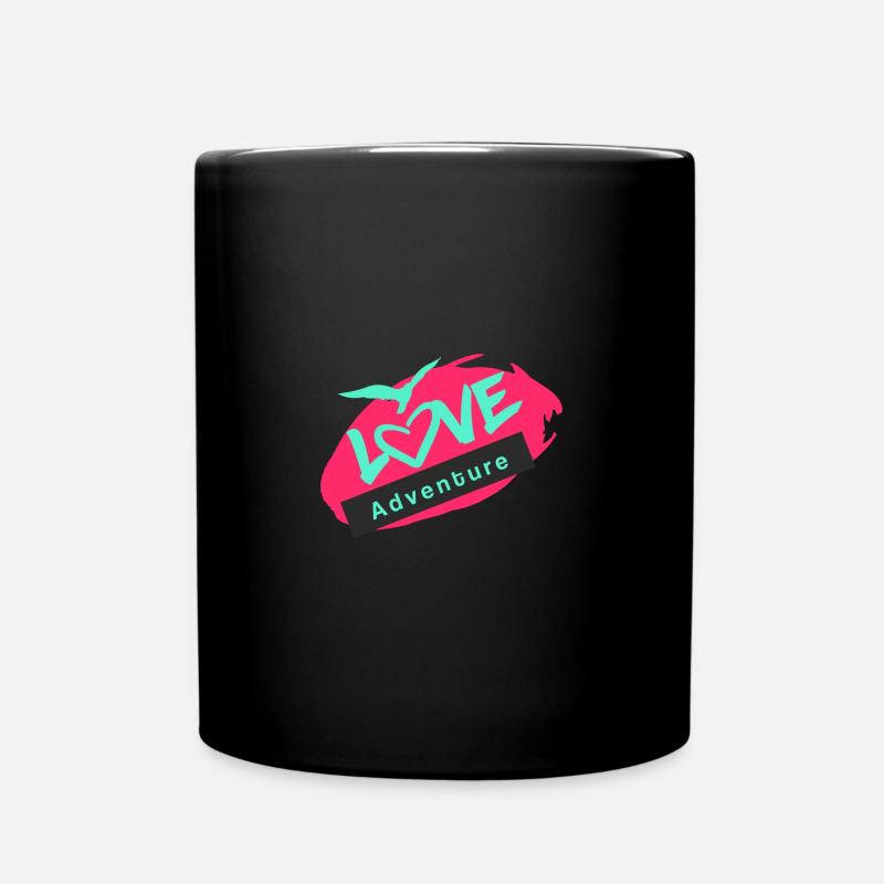 Aventure amoureuse - Mug uni - noir