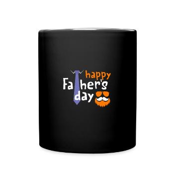 Bonne fête des pères - Mug uni - noir - Devant